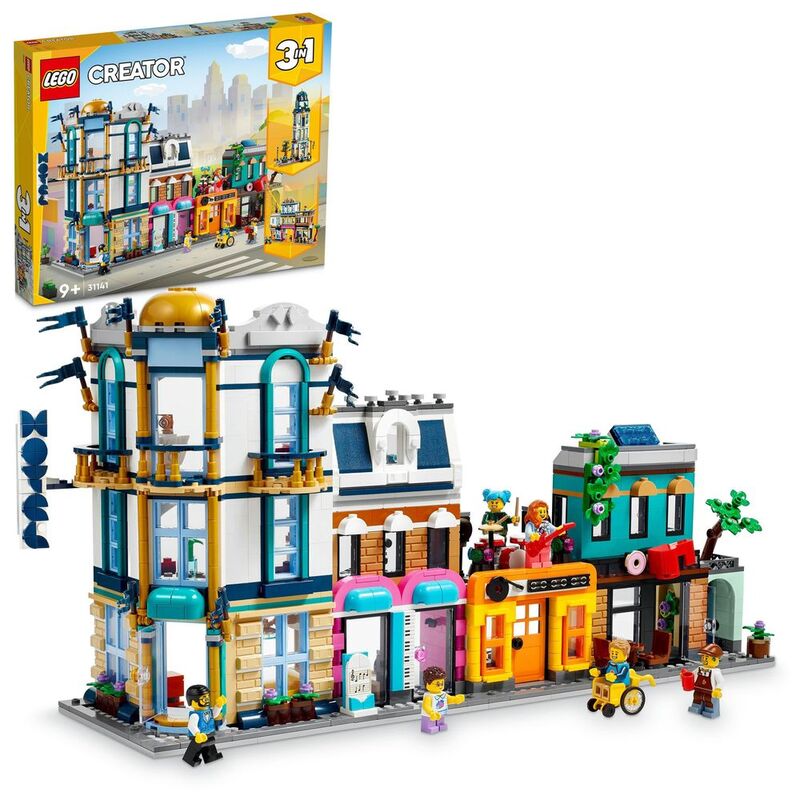 LEGO Creator Main Street 31141 Building Toy Set (1,459 Pieces)