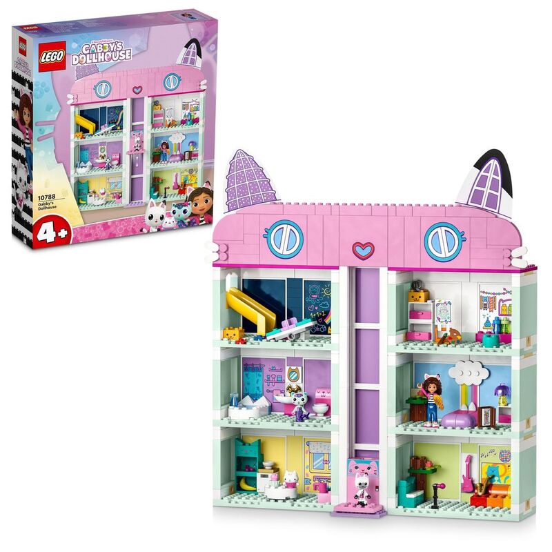 LEGO Gabby's Dollhouse 10788 Building Toy Set (498 Pieces)