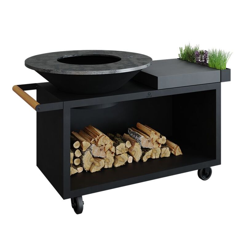 OFYR Holland Classic Storage & Cooking Unit Island Black 100 Pro Ceramic - Dark Grey OFYR Holland Classic Storage & Cooking Unit Island Black 100 Pro Ceramic - Dark Grey