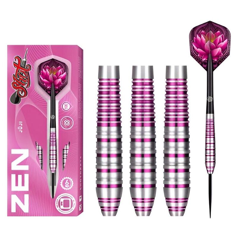 Shot Darts Zen Juji 80% Tungsten Steel Tip Dart Set 23gm