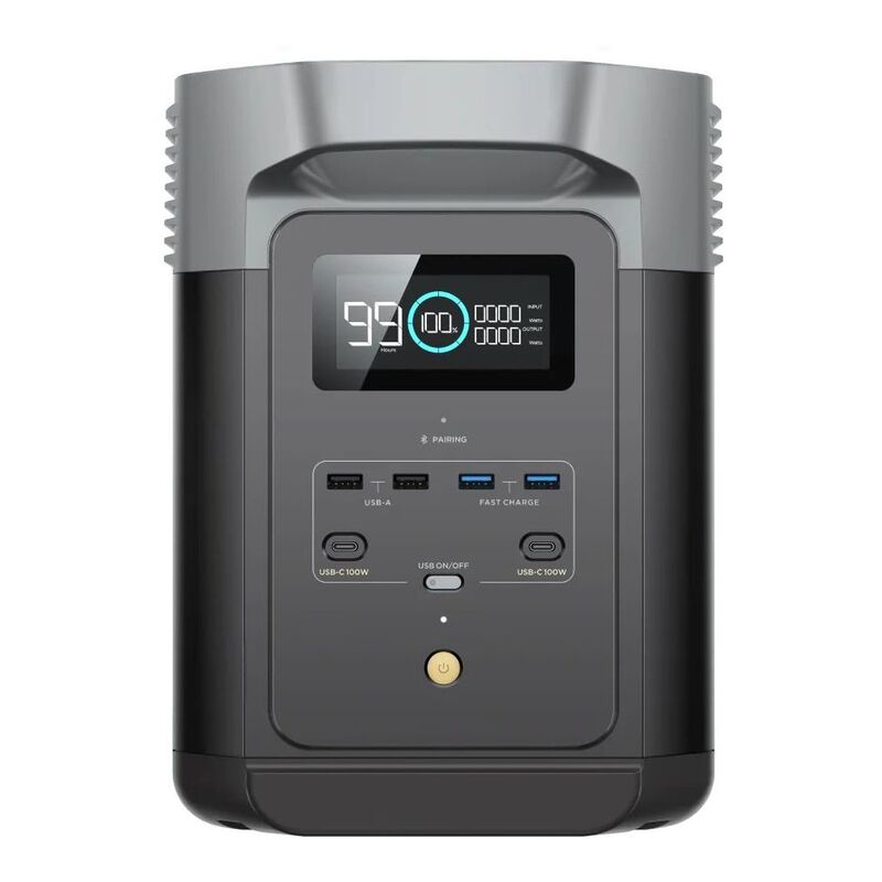 EcoFlow DELTA 2 Portable Power Station (1800W-1024Wh) - Black EcoFlow DELTA 2 Portable Power Station (1800W-1024Wh) - Black