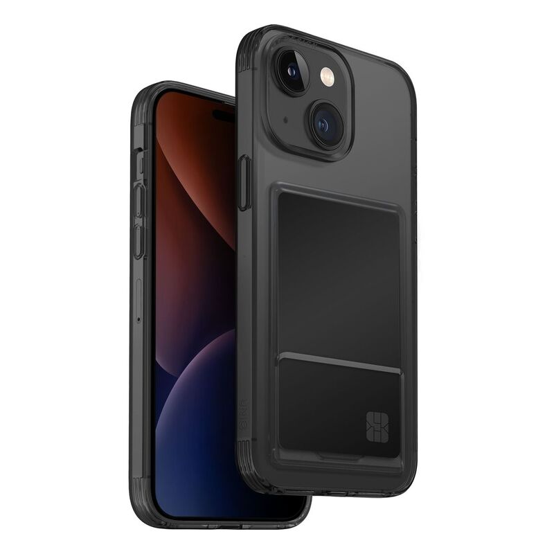 UNIQ Hybrid iPhone 15 Pro Case - Air Fender ID - Smoked