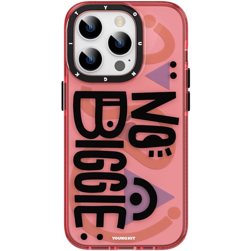 YoungKit Grateful Non-Magnetic Series Case For iPhone 15 Pro Max - Pink