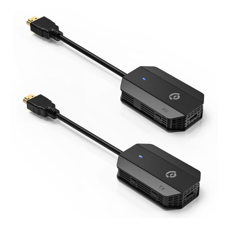 Powerology Wireless HDMI Mirroring Adaptor Pair with USB-C Cable