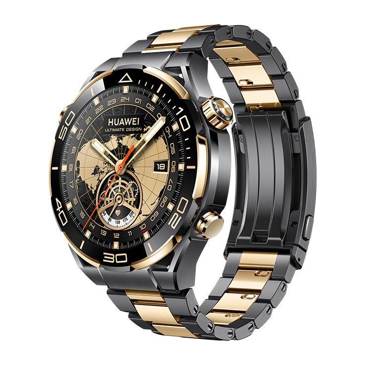Huawei Watch Ultimate Design - Gold Titanium strap