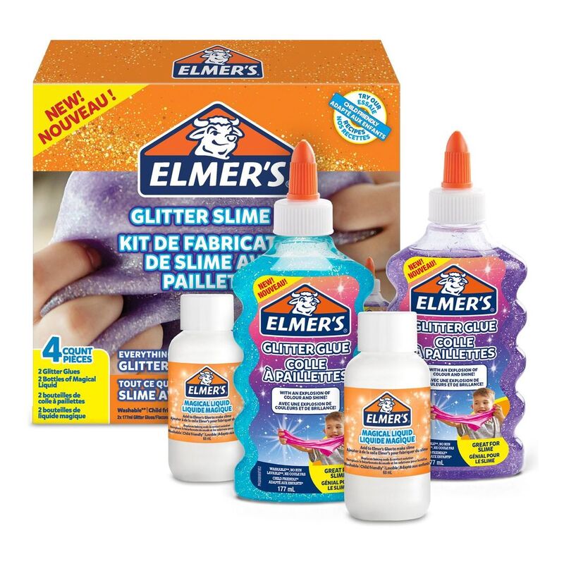 Elmer's Slime Kit Glitter - Purple Elmer's Slime Kit Glitter - Purple