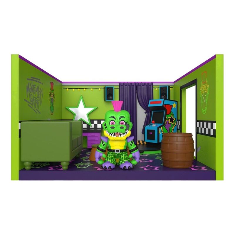 Funko Snaps! Five Nights At Freddy's Security Breach Montgomery Fator 3.5-inch Vinyl Figure with Dressing Room Playset Funko Snaps! Five Nights At Freddy's Security Breach Montgomery Fator 3.5-inch Vinyl Figure with Dressing Room Playset