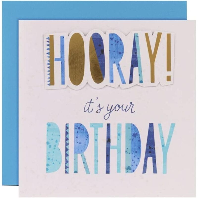 Hallmark Hooray Its Your Birthday Greeting Card