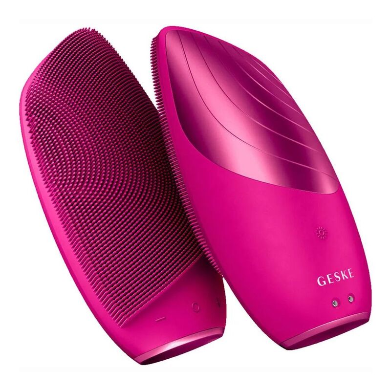 GESKE Sonic Thermo Facial Brush 6-in-1 - Magenta