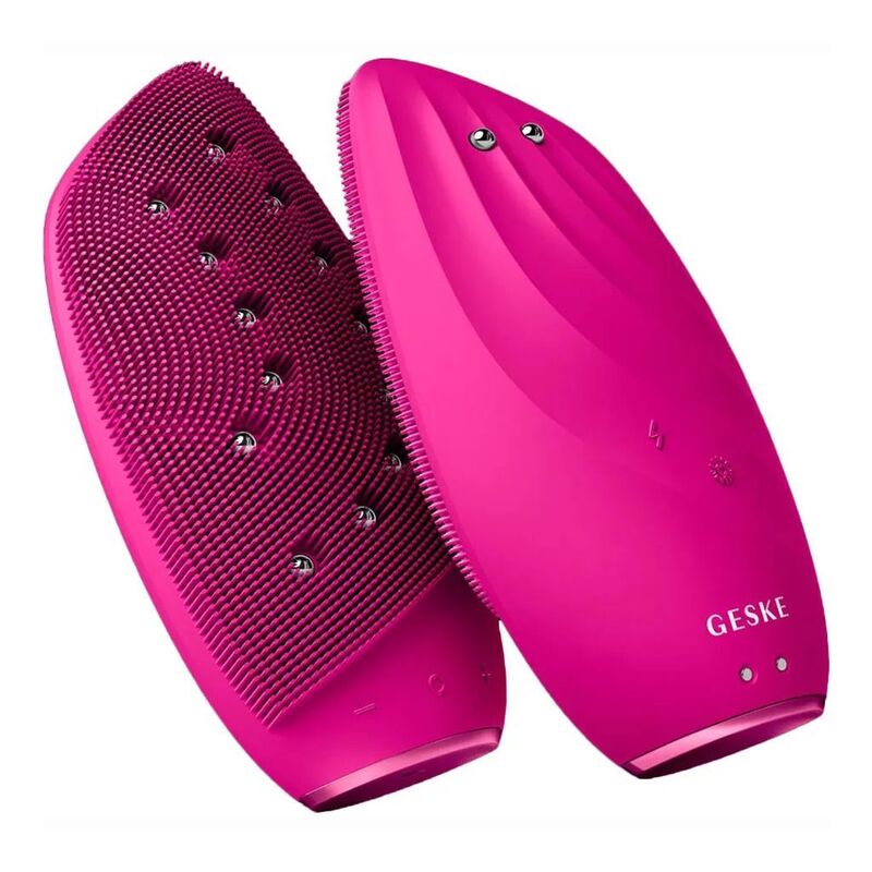 GESKE Sonic Thermo Facial Brush & Face lifter 8-in-1 - Magenta