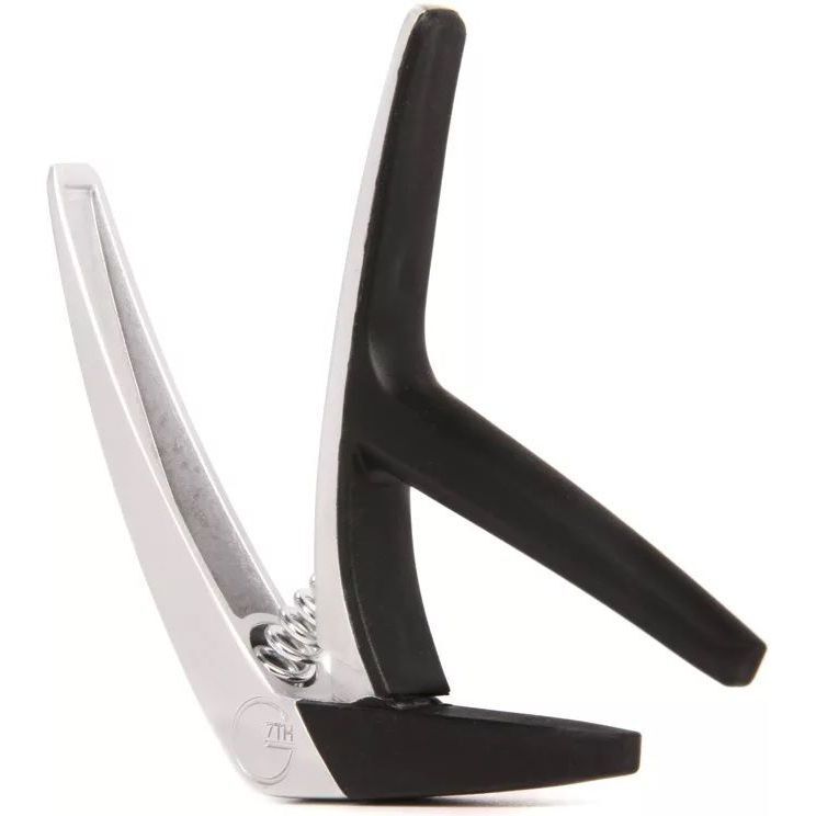 G7th C21042 Nashville Acoustic / Electric Guitar Capo - Silver