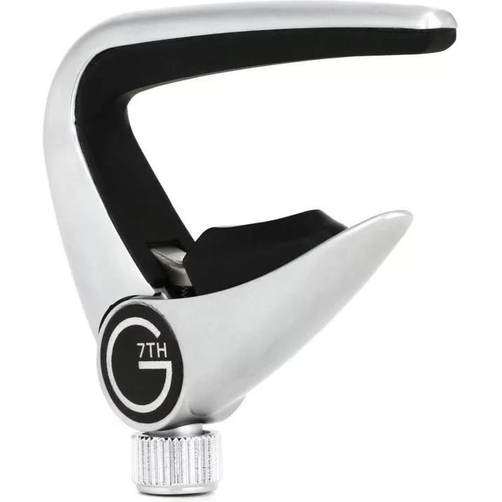 G7th C31010 Newport Acoustic Guitar Capo - Silver