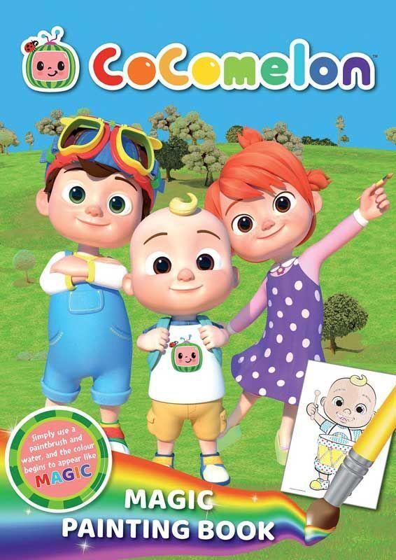 Cocomelon Magic Painting Book