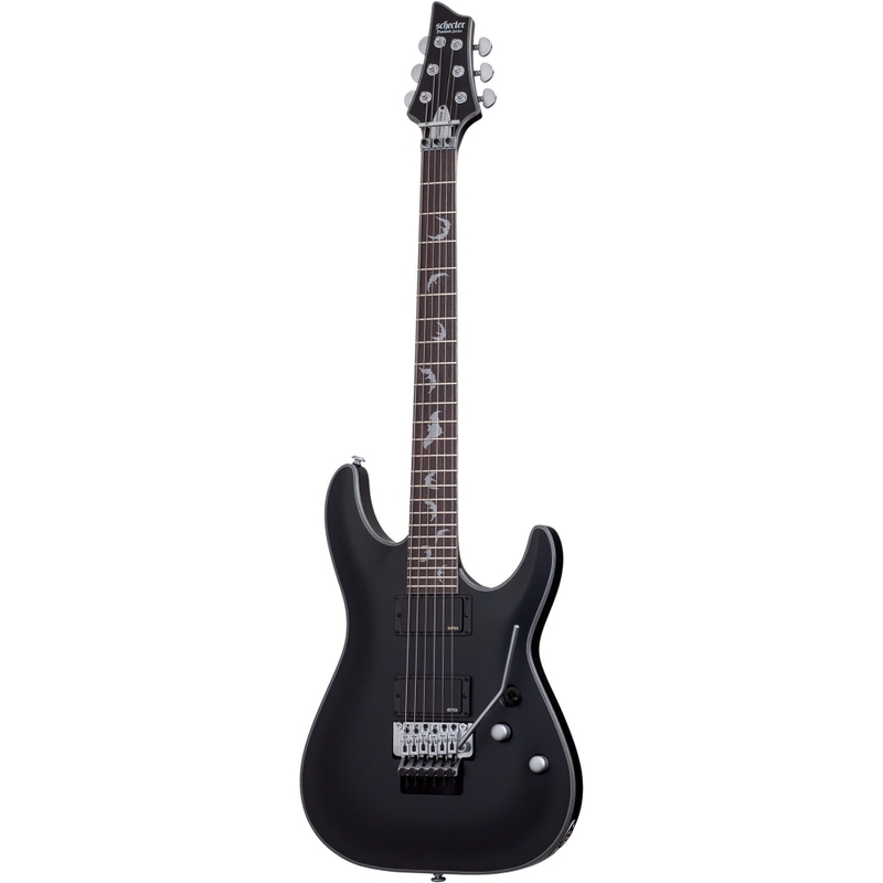 Schecter 1183 Electric Guitar Damien Platinum-6 FR - Satin Black (SBK)