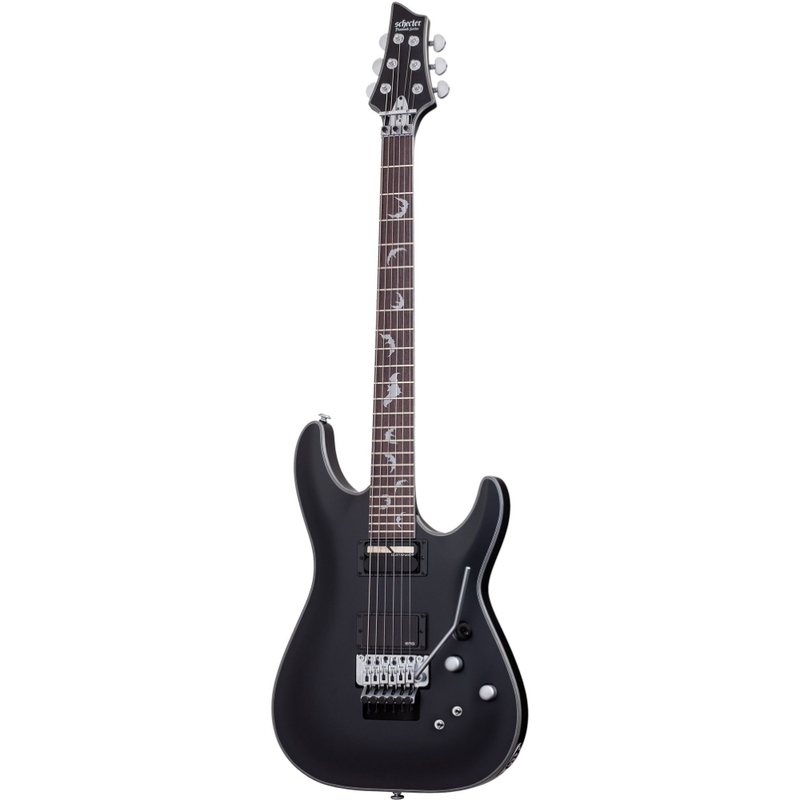 Schecter 1189 Electric Guitar Damien Platinum-6 FR S - Satin Black (SBK)