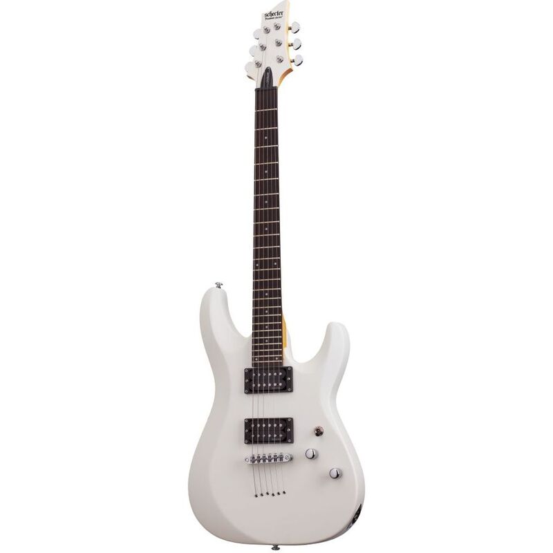 Schecter 432 Electric Guitar C-6 Deluxe - Satin White (SWHT)