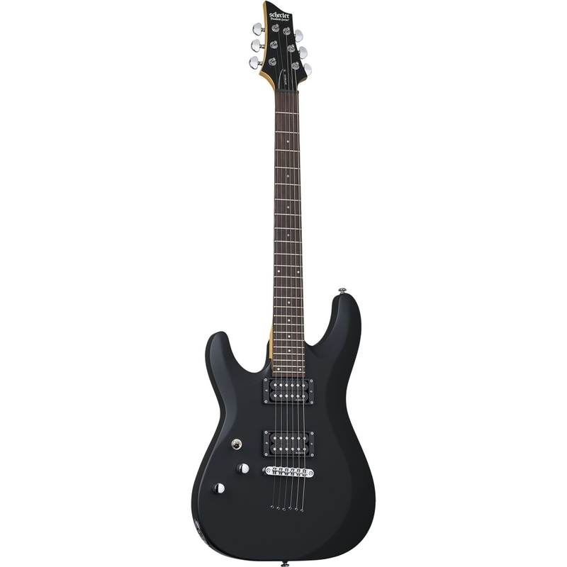 Schecter 433 Electric Guitar C-6 Deluxe LH - Left Handed - Satin Black (SBK)