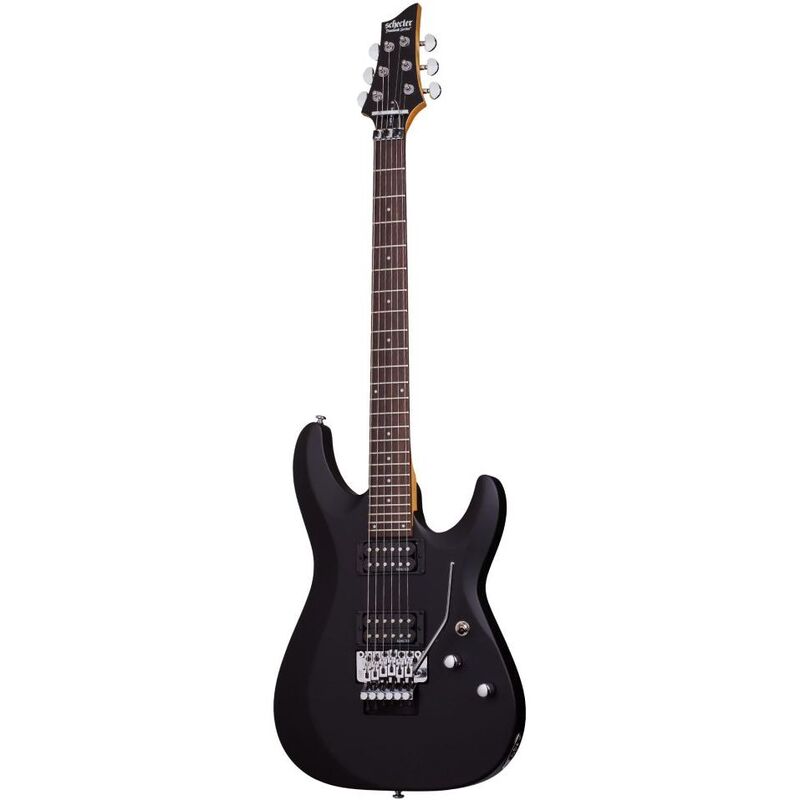 Schecter 434 Electric Guitar C-6 FR Deluxe - Satin Black