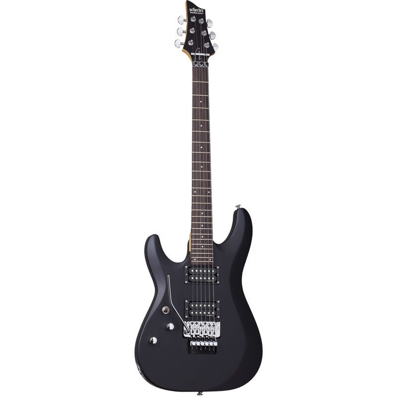 Schecter 436 Electric Guitar C-6 FR Deluxe Left Handed - Satin Black