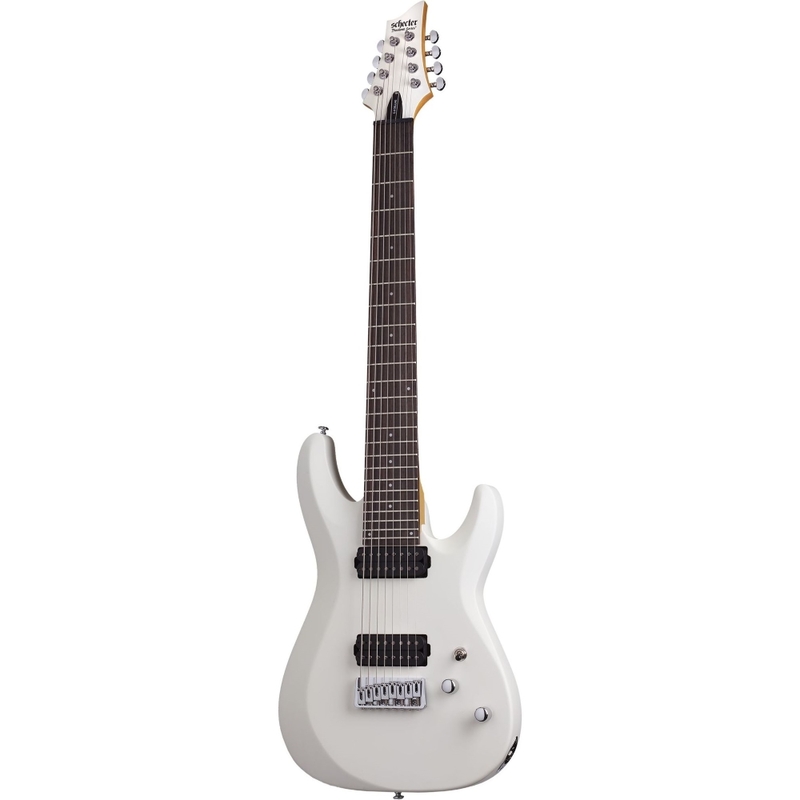 Schecter 441 Electric Guitar C-8 Deluxe - Satin White (SWHT)