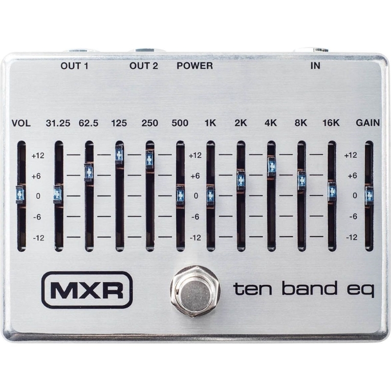 Jim Dunlop M108S-UK MXR Ten Band EQ Pedal - Silver