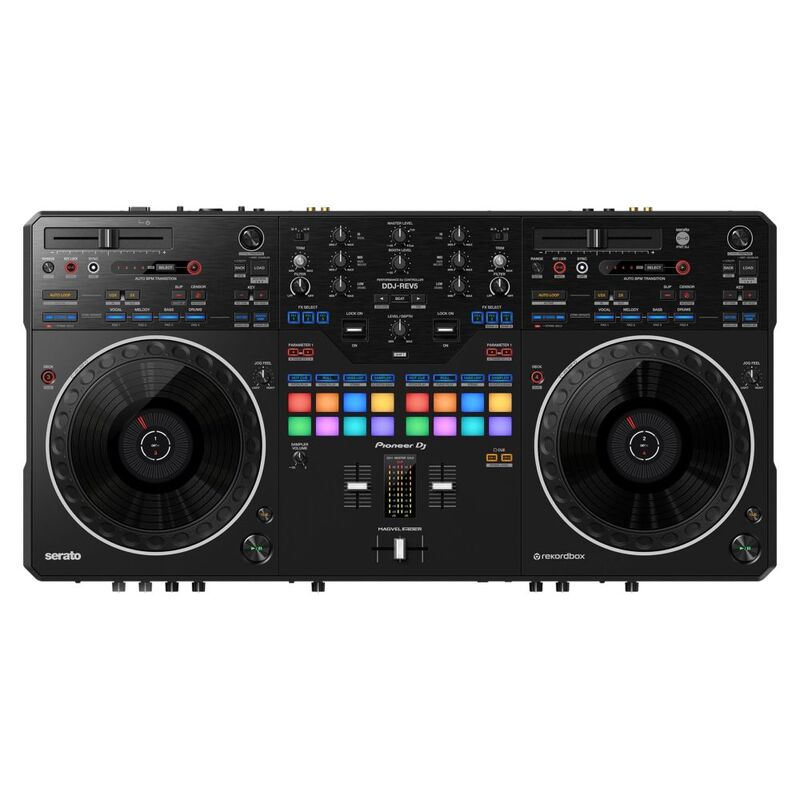 Pioneer Dj DDJ-REV5 Serato DJ Pro And Rekordbox Compatible Dj Controller - Black