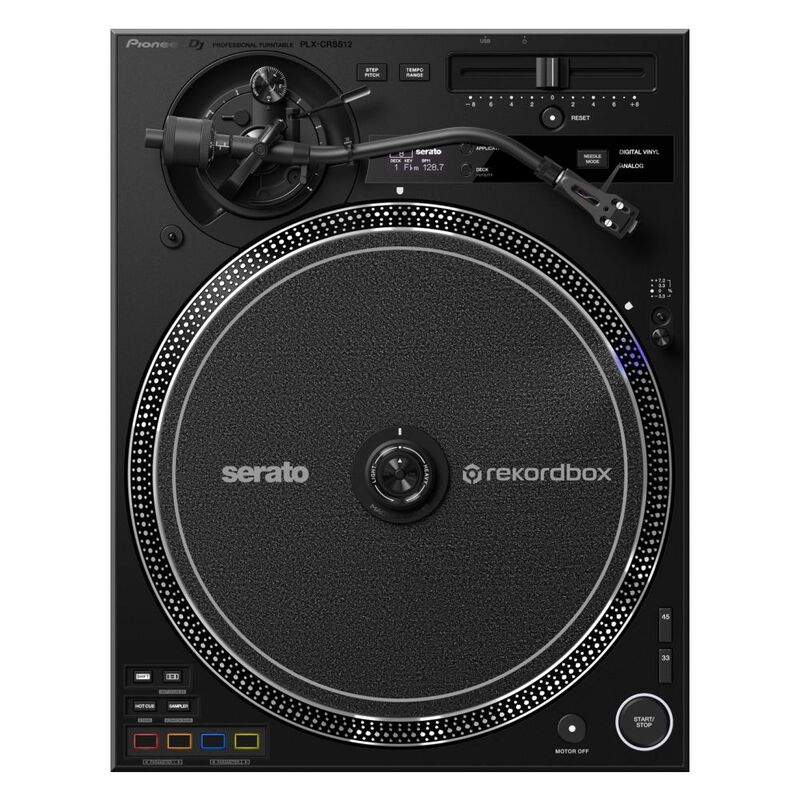 Pioneer Dj PLX-CRSS12 Serato Dj Pro And Rekordbox Compatible Turntable - Black