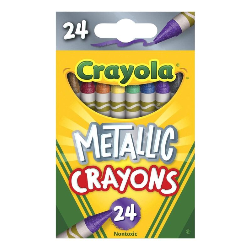 Crayola Metallic Crayons (Set of 24)