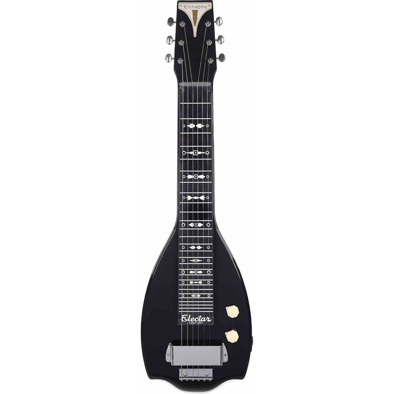 Epiphone EFCLEBNH1 Electar Inspired by "1939" Century Lap Steel Outfit - Ebony - Included Gig Bag