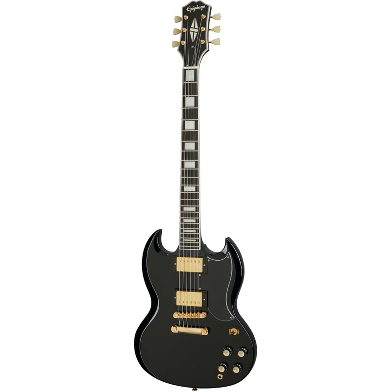 Epiphone EISCEBGH1 SG Custom Solidbody Electric Guitar - Ebony