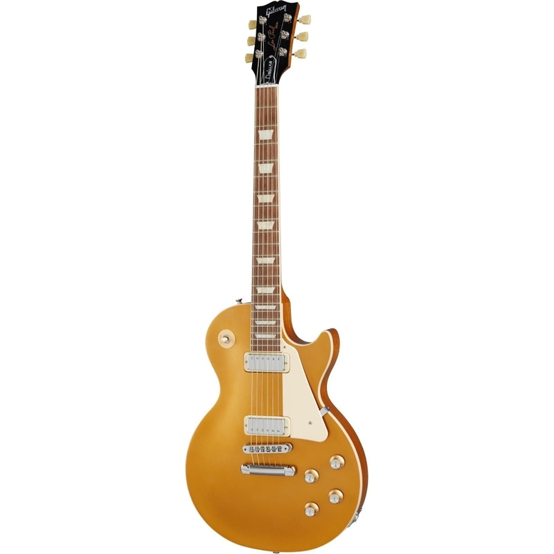 Gibson LPDX00GTCH1 Les Paul Deluxe 70s Electric Guitar - Goldtop - Include Hardshell Case