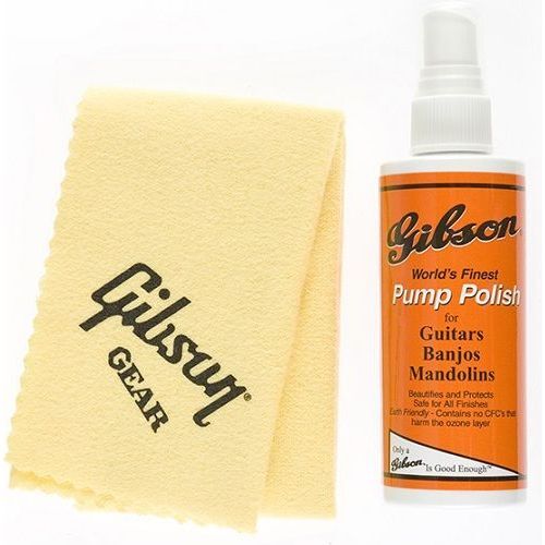 Gibson AIGG-950 Pump Polish with Stand Polish Cloth Com