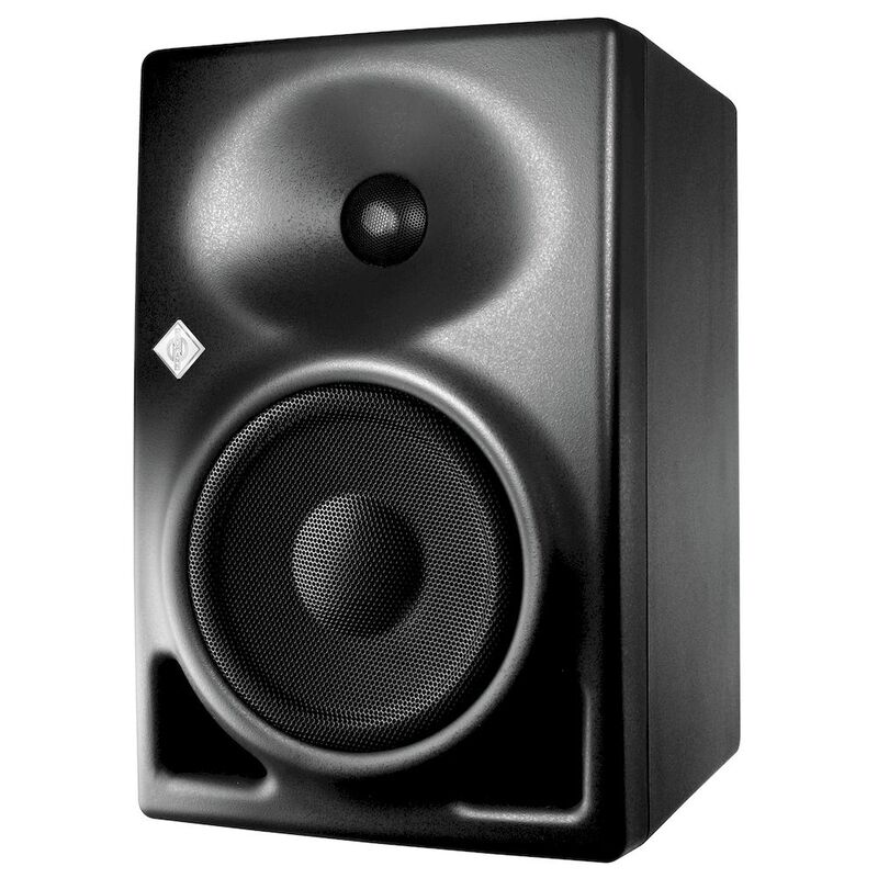 Neumann Active Studio Monitor Analog Input 2-Way 5.5-inch + 1-inch Drivers Eu Mains Cables Grey
