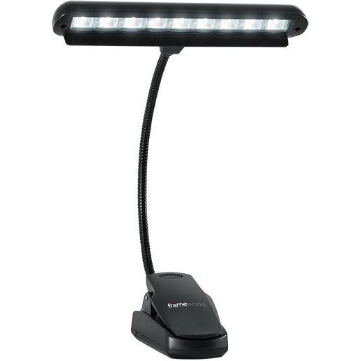 Gator Frameworks GFW-MUS-LED Clip-On LED Music Lamp with Adjustable Neck