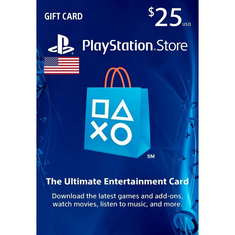 Sony PSN PlayStation Network Wallet Top Up (US) - USD 25 (Digital Code)