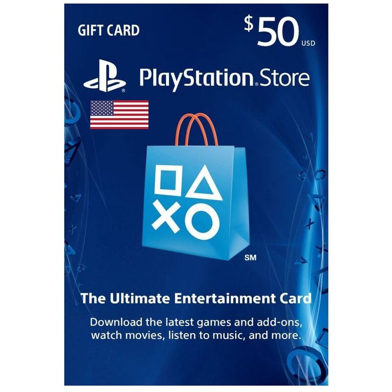 Sony PSN PlayStation Network Wallet Top Up (US) - USD 50 (Digital Code)