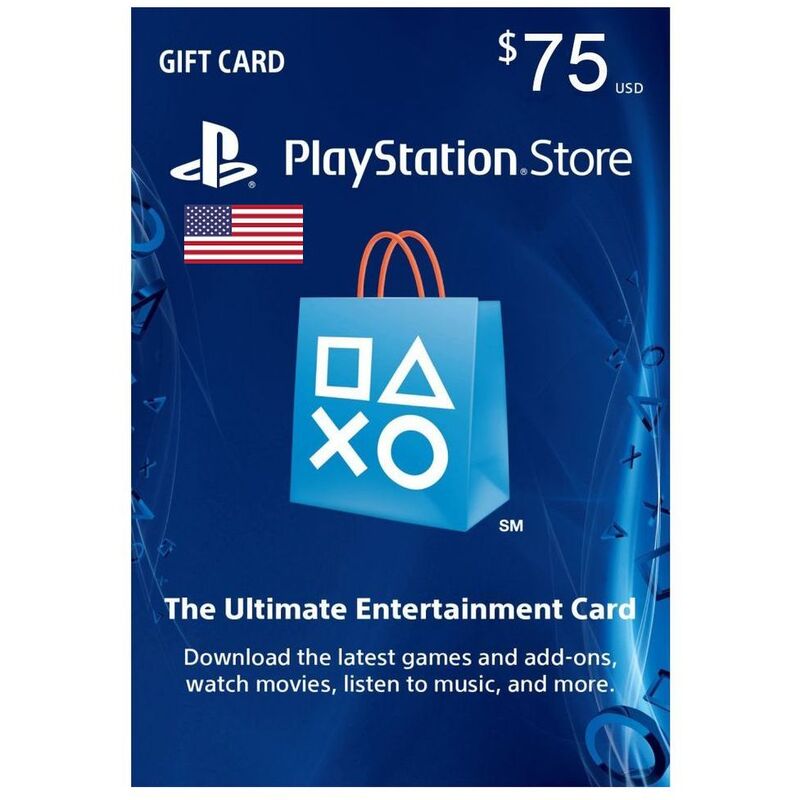 Sony PSN PlayStation Network Wallet Top Up (US) - USD 75 (Digital Code)