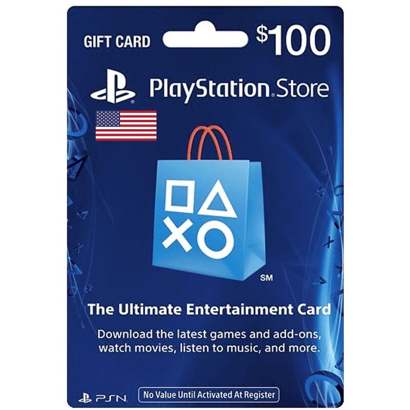 Sony PSN PlayStation Network Wallet Top Up (US) - USD 100 (Digital Code)