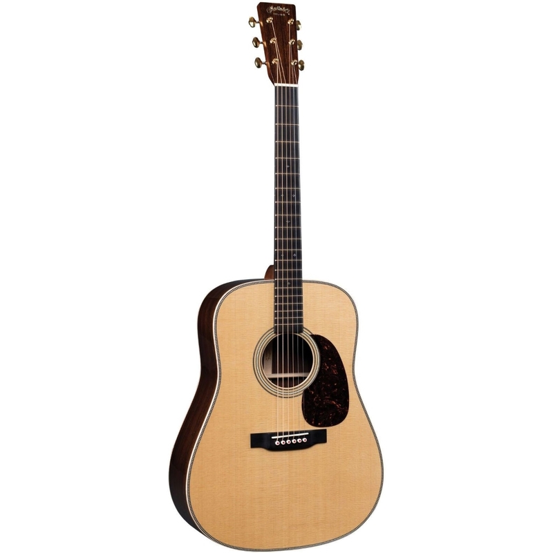 Martin Guitar D28EMODERNDELUX D-28E Modern Deluxe Dreadnought - Semi Acoustic - Natural - Includes Martin Hard Shell Case