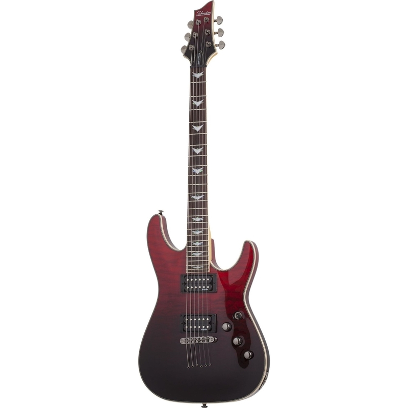 Schecter 2034 Electric Guitar Omen Extreme-6 - Blood Burst