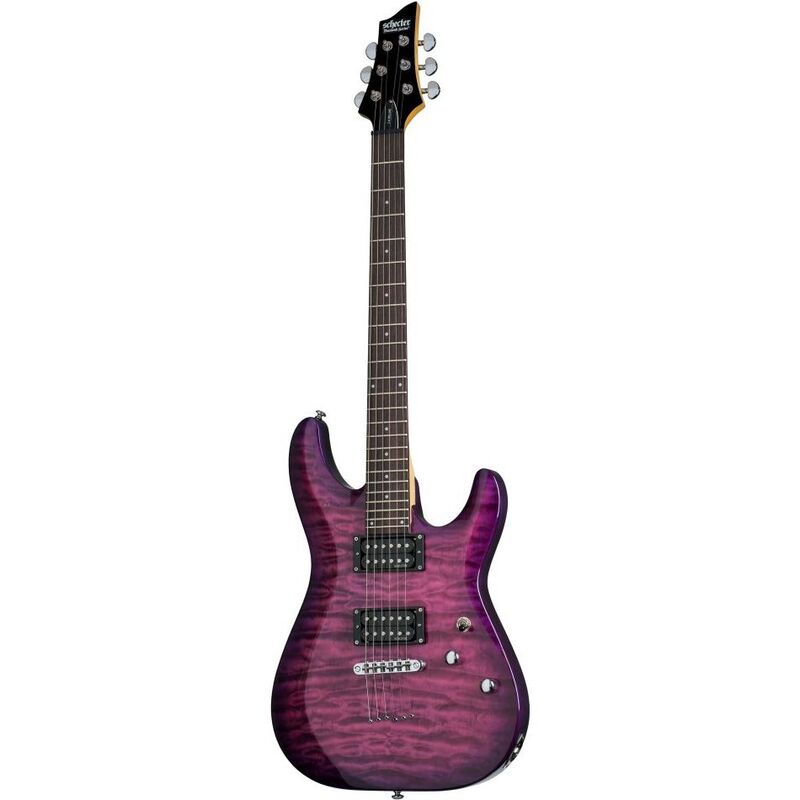 Schecter 445 Electric Guitar C-6 Plus - Electric Magenta (EM)