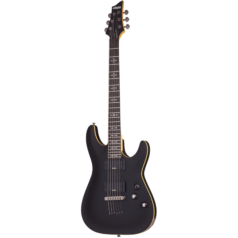 Schecter 3660 Electric Guitar Demon-6 - Aged Black Satin