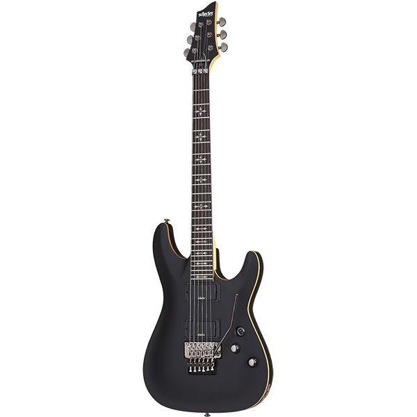 Schecter 3661 Electric Guitar Demon-6 FR - Aged Black Satin (ABSN)