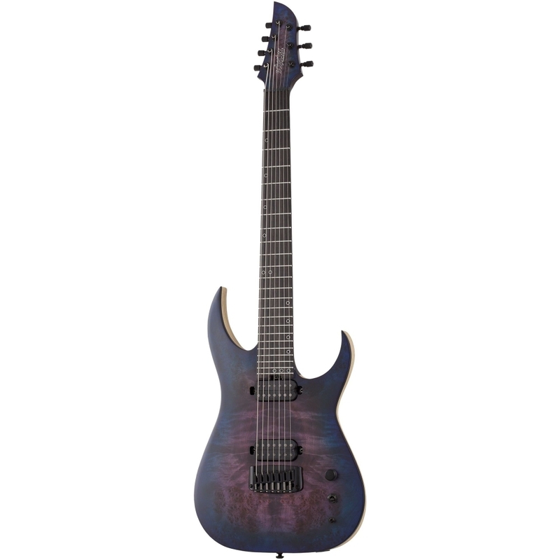 Schecter 303 Electric Guitar 7 Strings Keith Merrow KM-7 MK-III Artist - Blue Crimson (BC)