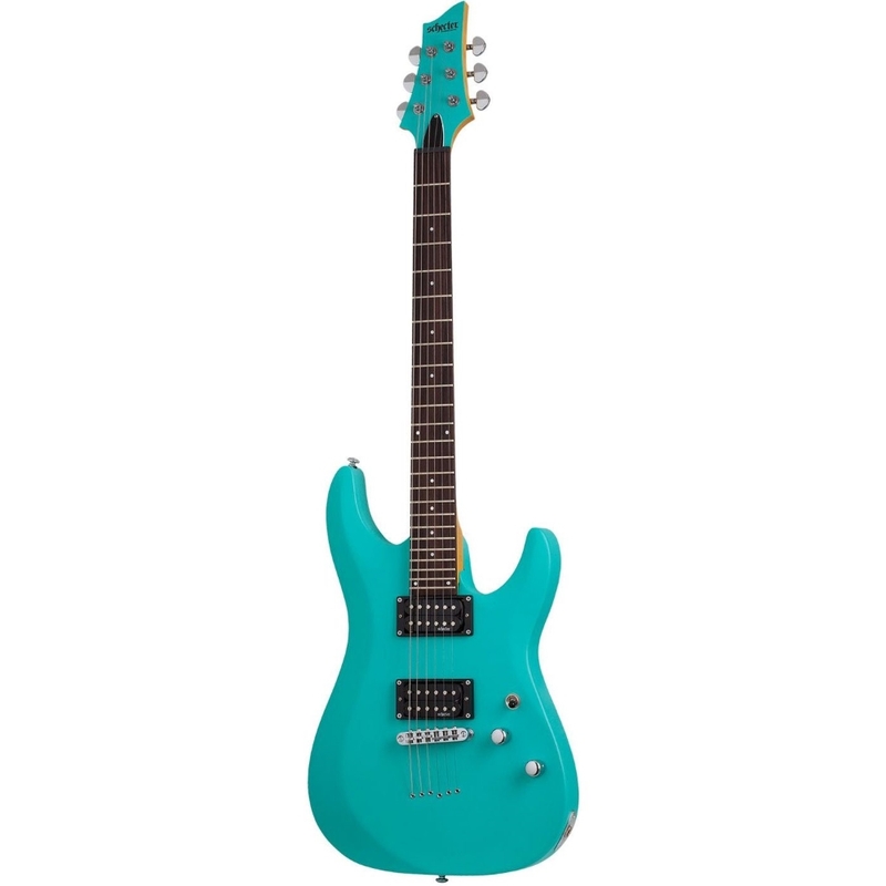 Schecter 428 Electric Guitar C-6 Deluxe - Satin Aqua