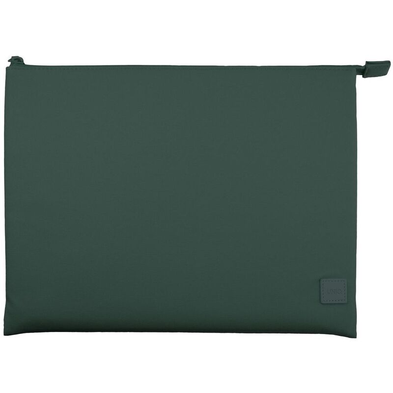 UNIQ Lyon Snug-Fit Protective RPET Fabric Laptop Sleeve 14-inch - Forest Green