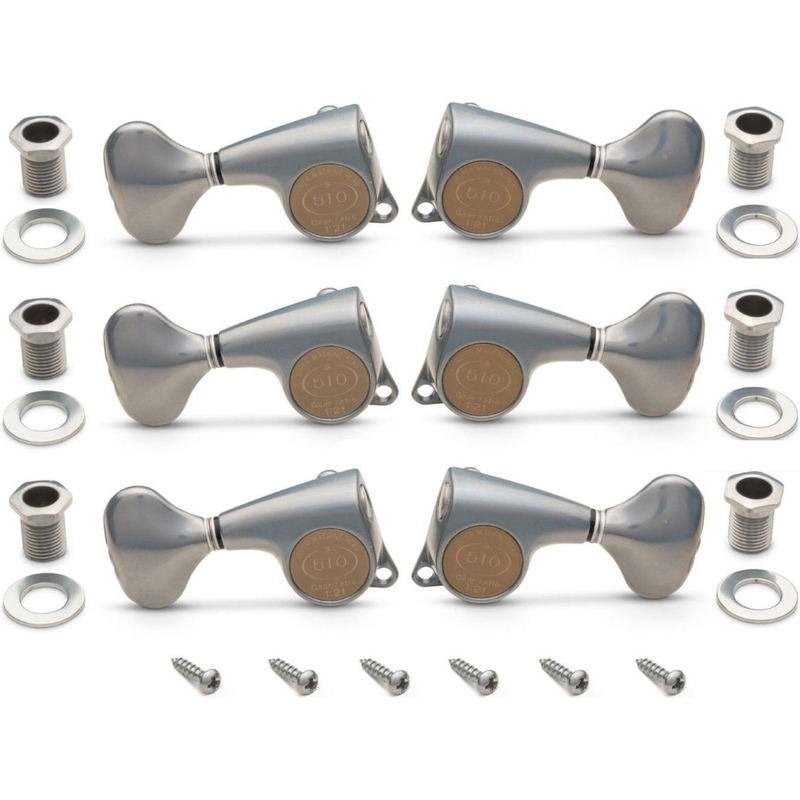 Taylor Gotoh Tuners Set 21:1 - 6-String - Antique Chrome