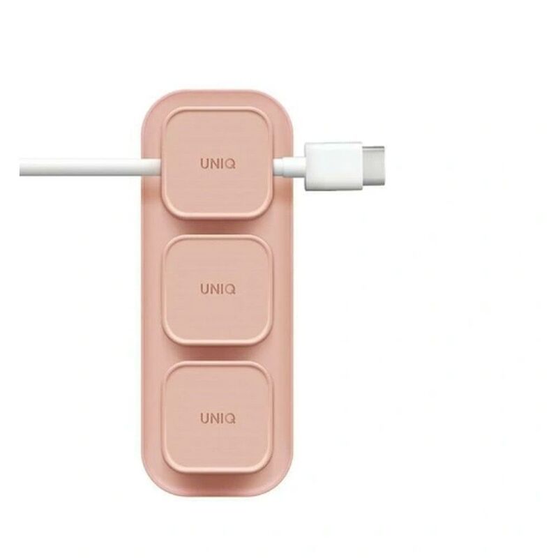 UNIQ Pod Magnetic Cable Organizers and Base - Blush