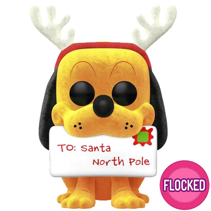 Funko Pop! Disney Holiday Pluto Flocked 3.75-inch Vinyl Figure
