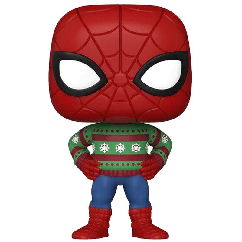 Funko Pop! Marvel Holiday Spider-Man In Sweater 3.75-inch Vinyl Figure